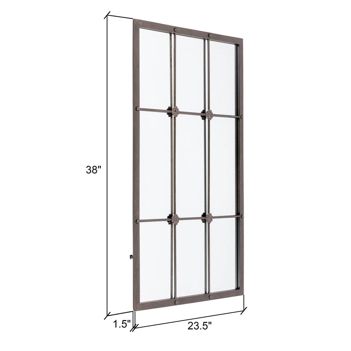 in. Window - Kinslee Pane Mirror Aspire Accents x 23.5W Home 38H Wall