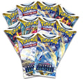 LOT Trading Silver 10 Card Pokemon & Packs of Game Sword Shield Booster Tempest