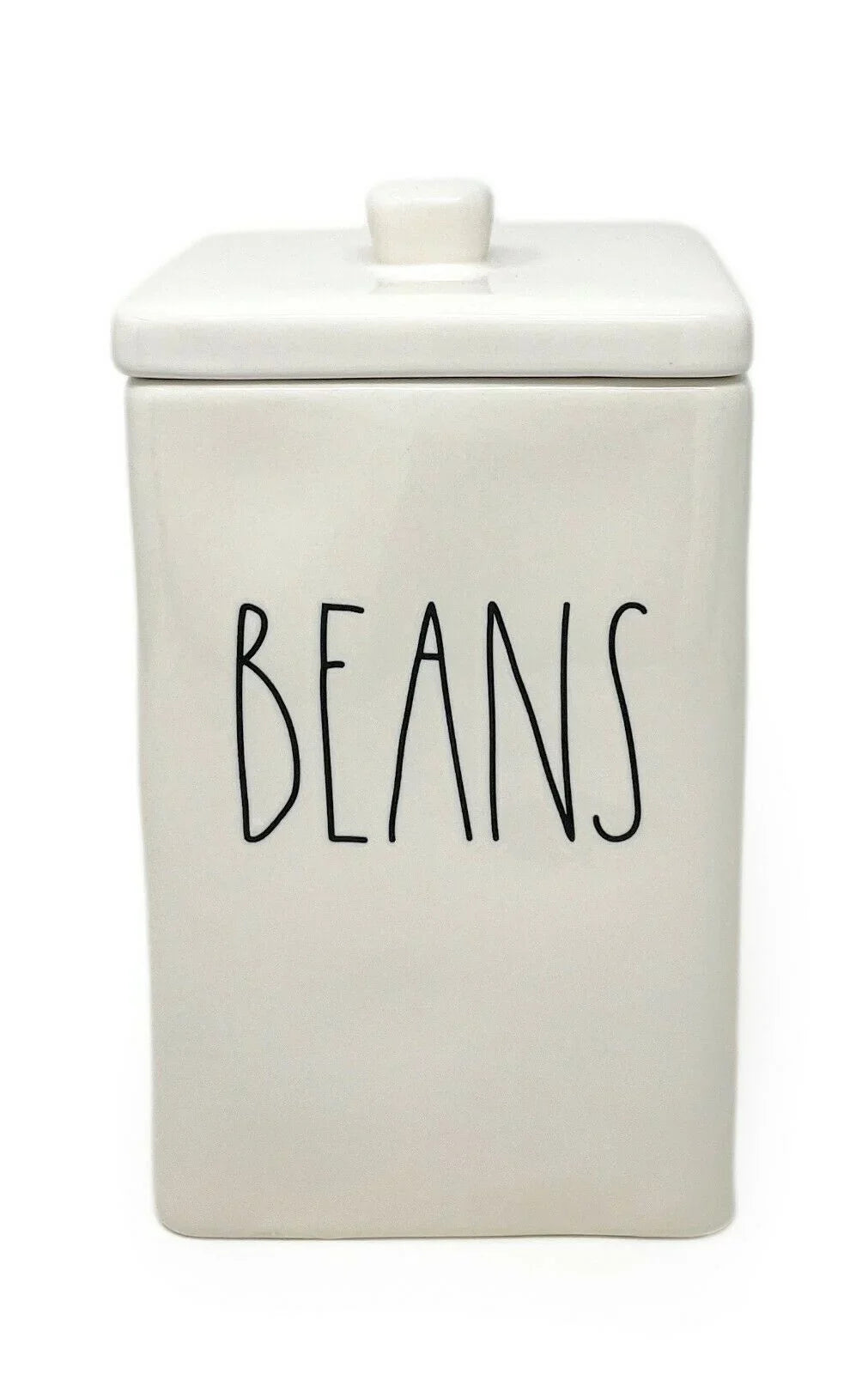 BEANS Rae by Square Letter with LL Ceramic Canister Dunn Magenta Lid