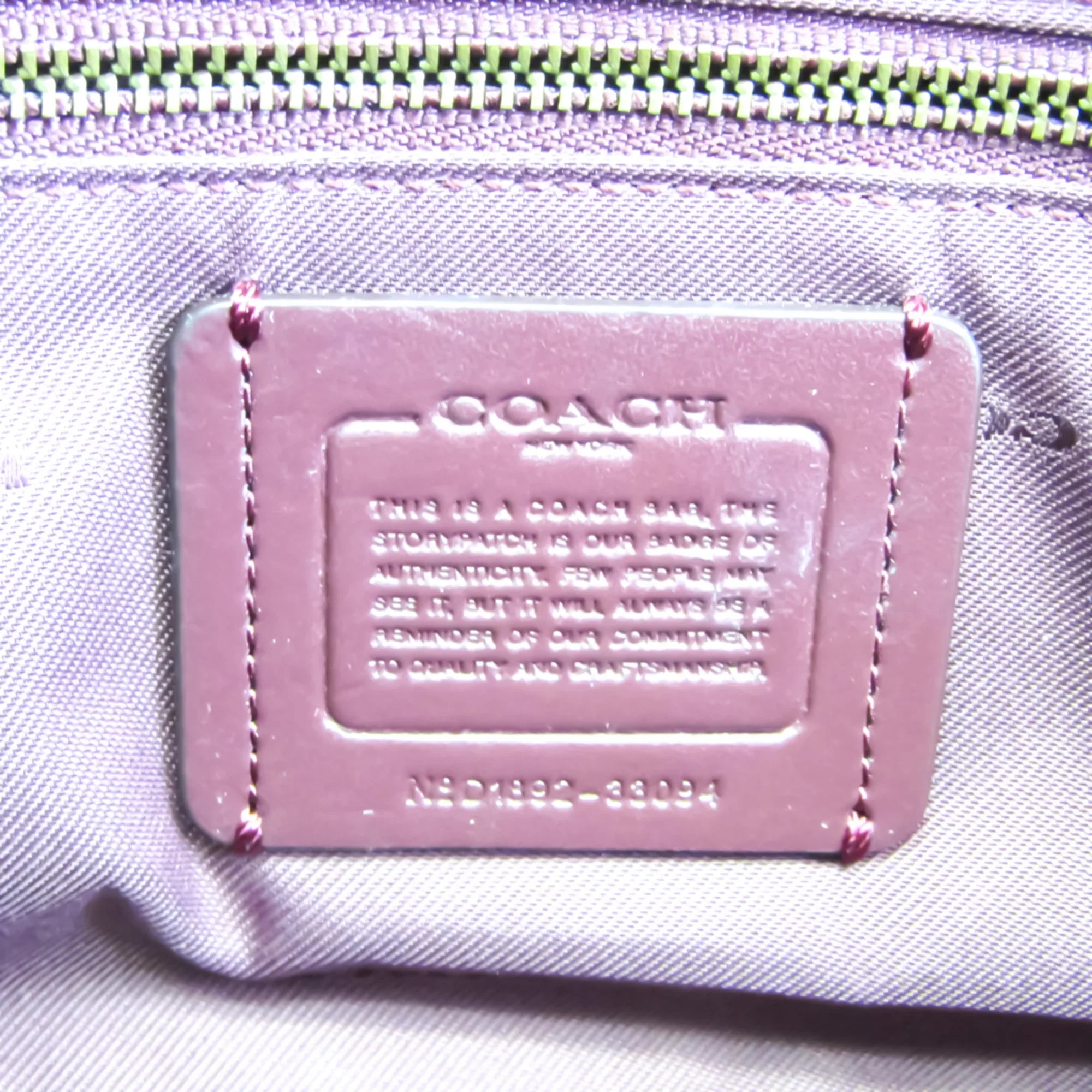 Shoulder (Good) Gray Coach Handbag Leather Bag Womens Pre-Owned