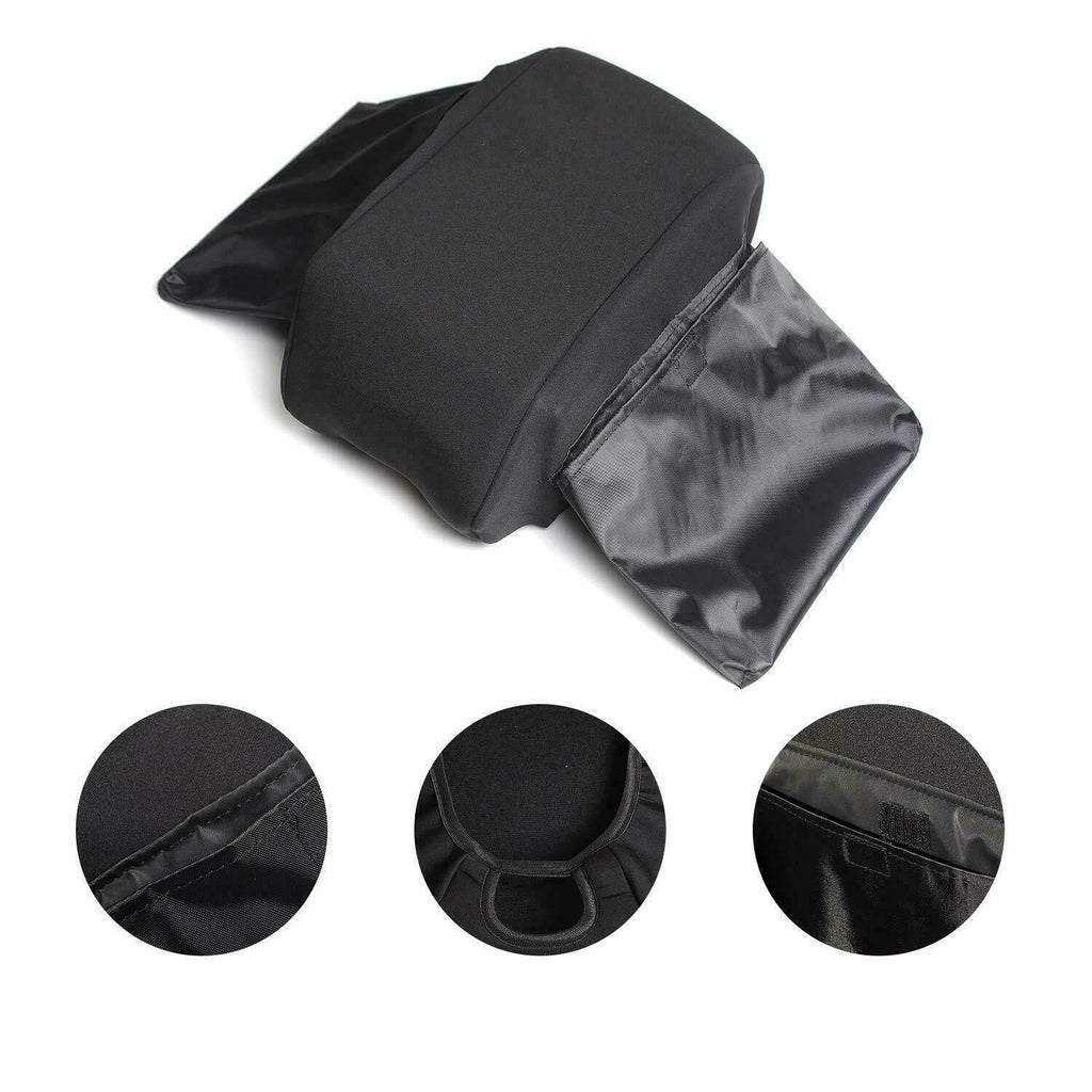 Armrest Cover Teledu Protector Cover Black Pad + Console