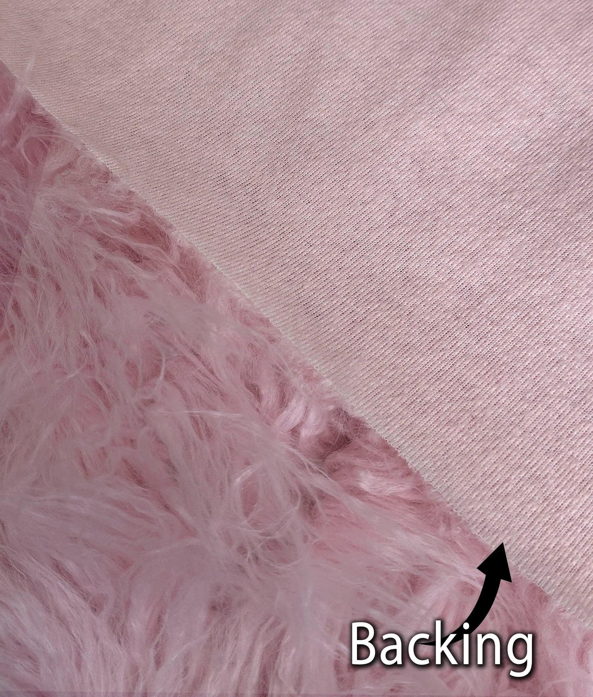 LONG 3.5" Japanese CURLY (Pink) Fire / Fake Sold Cosplay Yard Wide Faux by Craft, 58" Pile Yak Sewing Yard 2.3oz FUR Continuous Per Yarn Retardant