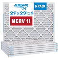 1 x 11 Air Air Pack 23 Filter, Pleated 6 Furnace MERV Filter, AC 1/2 Aerostar 21 1/2 x
