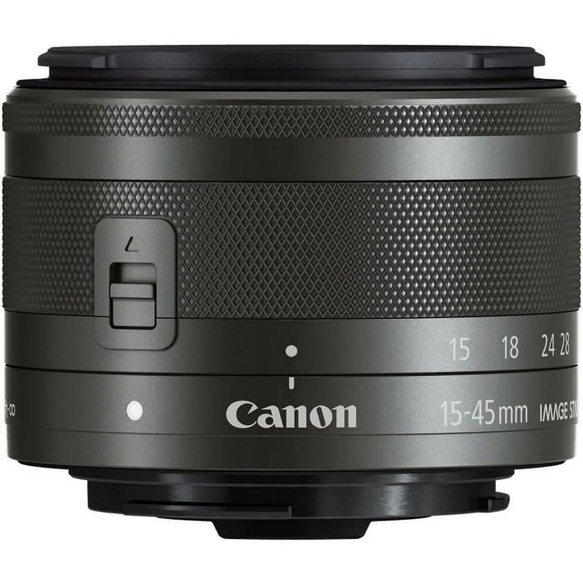 Bundle Basic STM 15-45mm PixiBytes IS f/3.5-6.3 - Canon Lens EF-M (Graphite)
