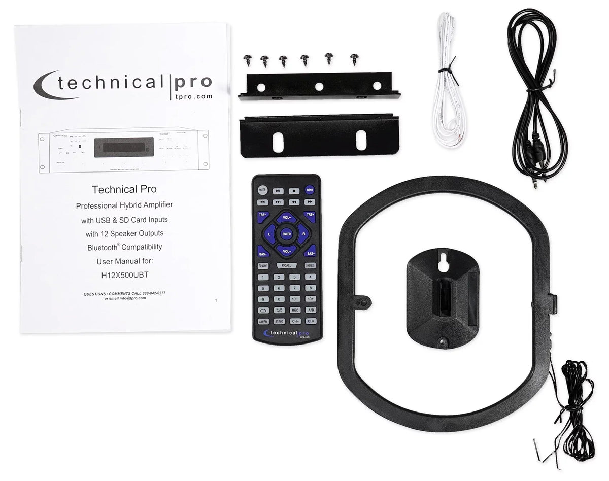 Bluetooth Wall Pro 6-Zone Theater Home 6000w Speakers Receiver+(6) Technical