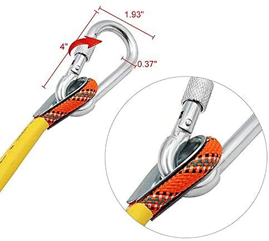 Rope XBEN Rock Rope Escape for Parachute Climbing 50M(160ft) X Outdoor Rescue Climbing Fire Rope Static Equipment Climbing Ice