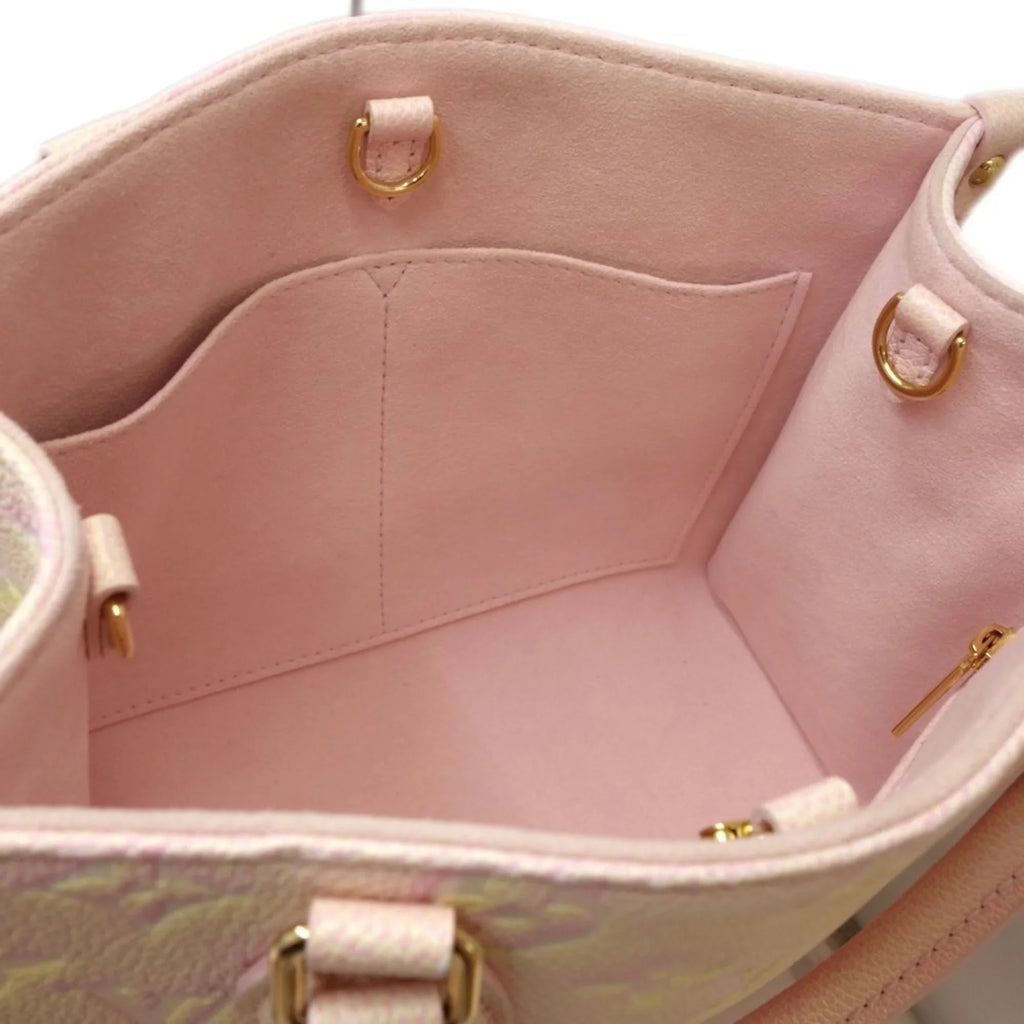 Light VUITTON Pre-Owned Go Empreinte On Handbag (Good) PM the M46168 LOUIS 450088 Pink