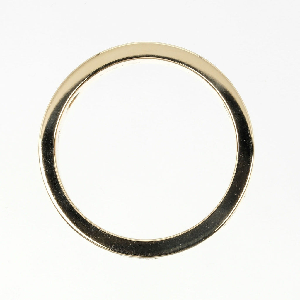 Love (Good) size 15 Pre-Owned diamond, half ring, approx. yellow K18 Cartier 3P, gold, 8.67g, I132124019