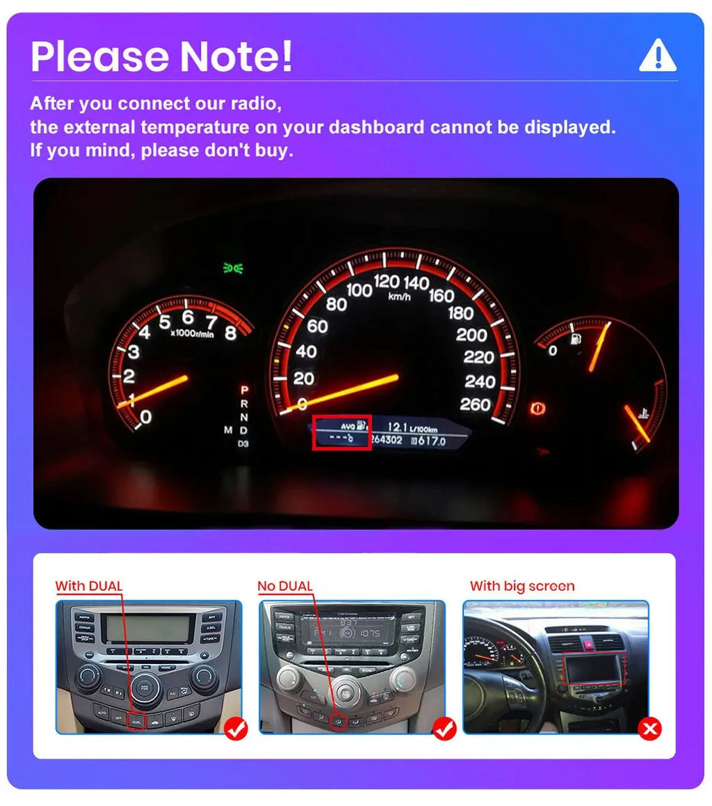 Android Hifi, Honda 13 Wireless for Stereo to AHD Bluetooth 2007 Apple Mirror Backup Link Camera Accord Touchscreen Radio 2003 10.1'' Car Wifi Android GPS Carplay 2+32G Auto