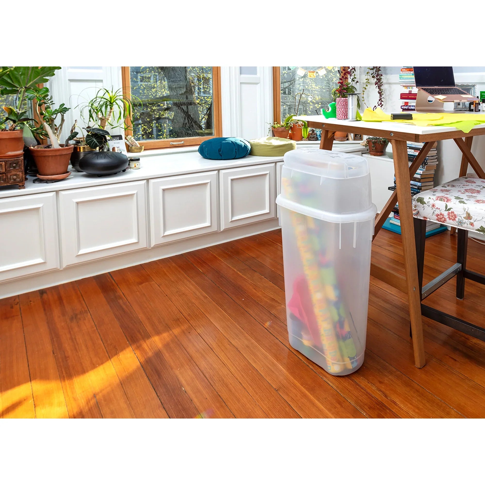 Wrap Container, Clear, Rubbermaid Craft N' Single Plastic Paper Wrapping