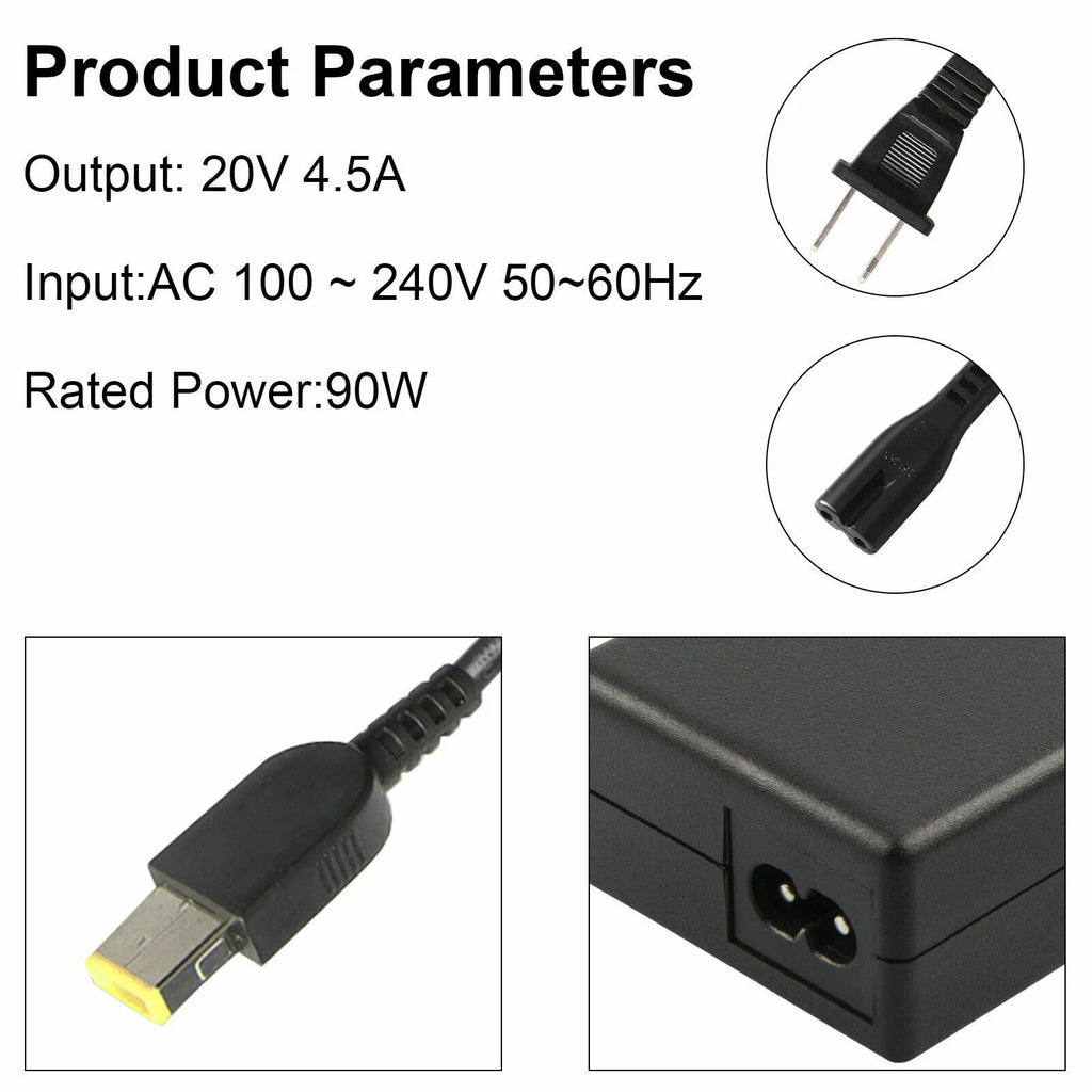 Power 90W of 5PCS Adapter Charger AC 20V 4.5A Thinkpad 0B46994 For Supply Lenovo