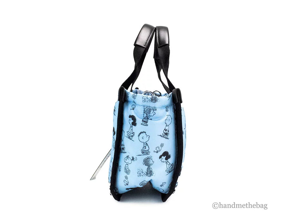 Air Puffy Mini Marc Blue Bag Purse Crossbody Handbag Peanuts X Nylon Jacobs Tote