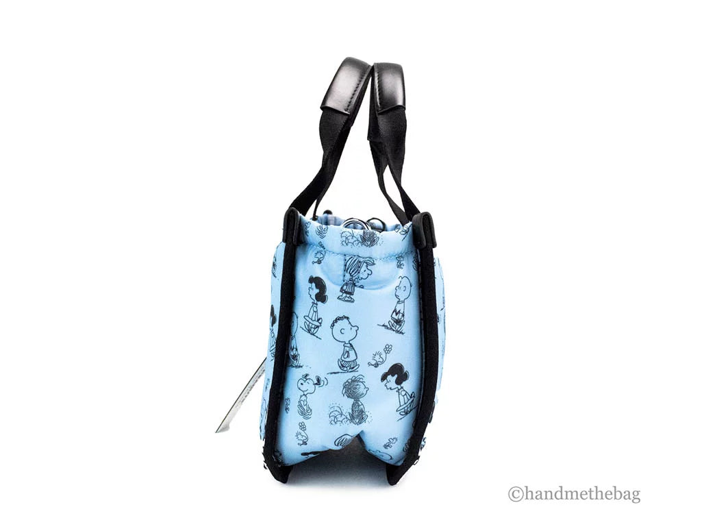 Air Puffy Mini Marc Blue Bag Purse Crossbody Handbag Peanuts X Nylon Jacobs Tote