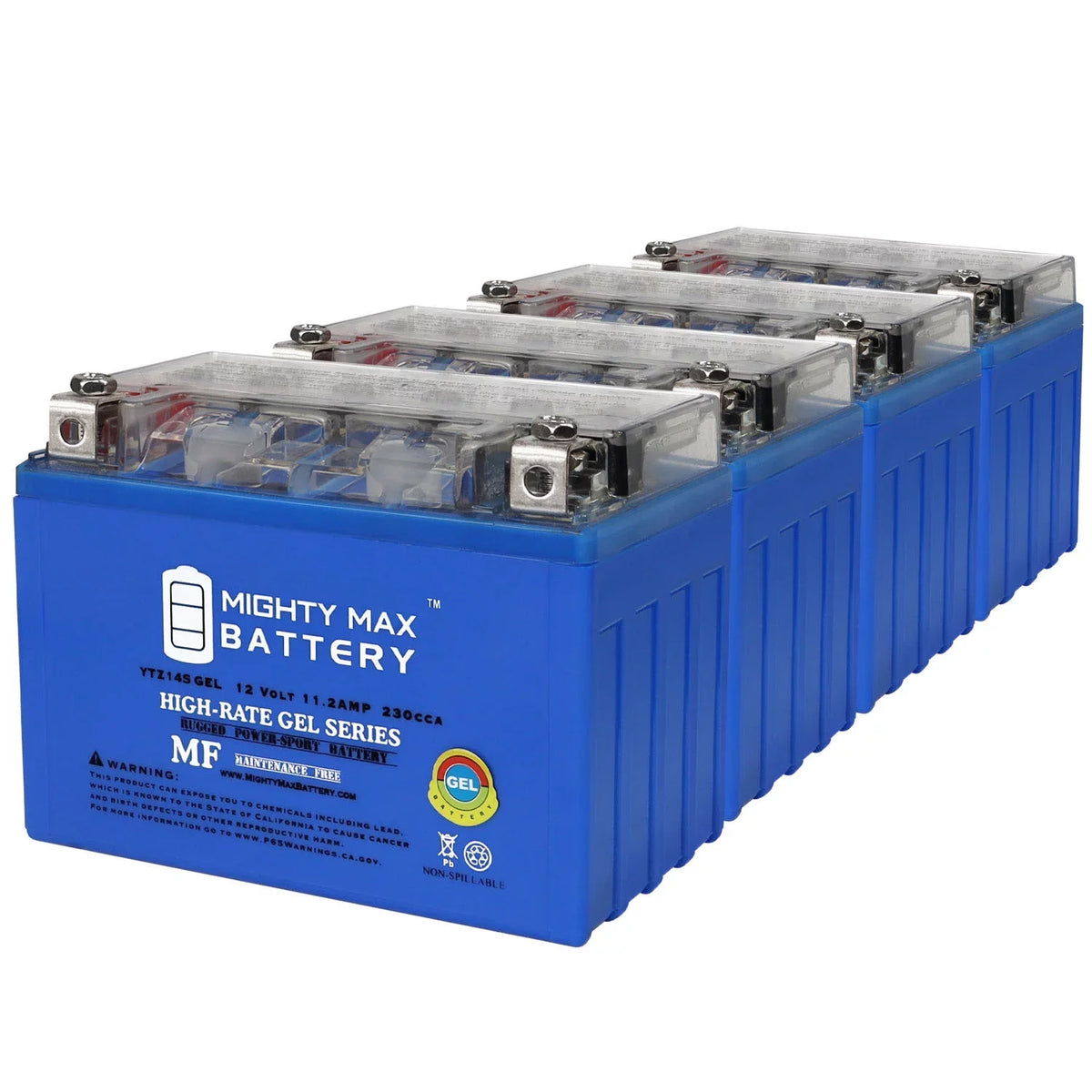 10-20 with / Aero C2Shadow - Pack 11.2AH Honda Replacement T750C Phantom 12V Battery YTZ14SGEL / compatible 4