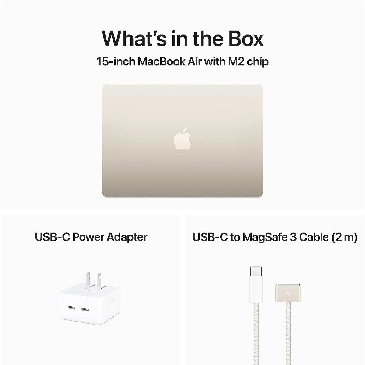'- with 8-core Mid Laptop Computer Starlight and MQKV3LL/A 10-core 2023 15.3" 512GB CPU MacBookAir M2 GPU,