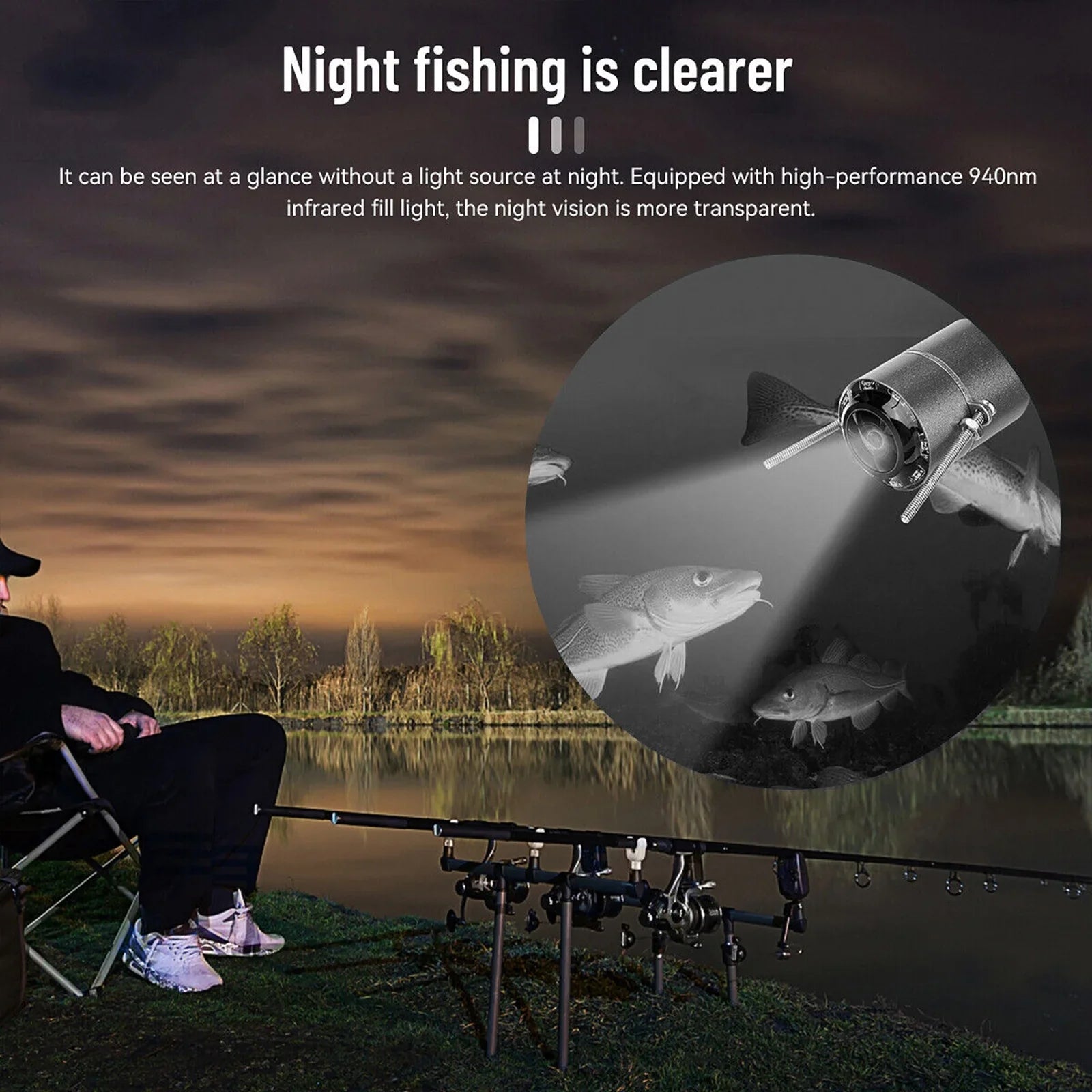 Finder 4.3 River Fish Ice Fishing Fishing Ice Underwater for Fishing Boat Sea inch Camera 1000TVL