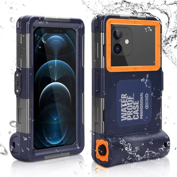6.9 Professional UrbanX Housing Protective for Waterproof [15m/50ft] Surfing Photo Phones Swimming to Underwater Inch Up Snorkeling Lava Lanyard with Case LCD all Diving Video And A76+