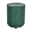 Water Gallon Collector Tank Barrel Collapsible Spigot Filter 53 W/ Rain