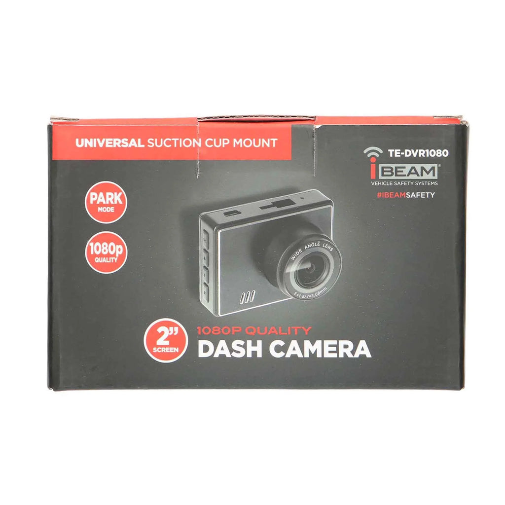 2" 1080P Camera Dash Suction w/ TE-DVR1080 Screen LCD iBeam Mount Windshield