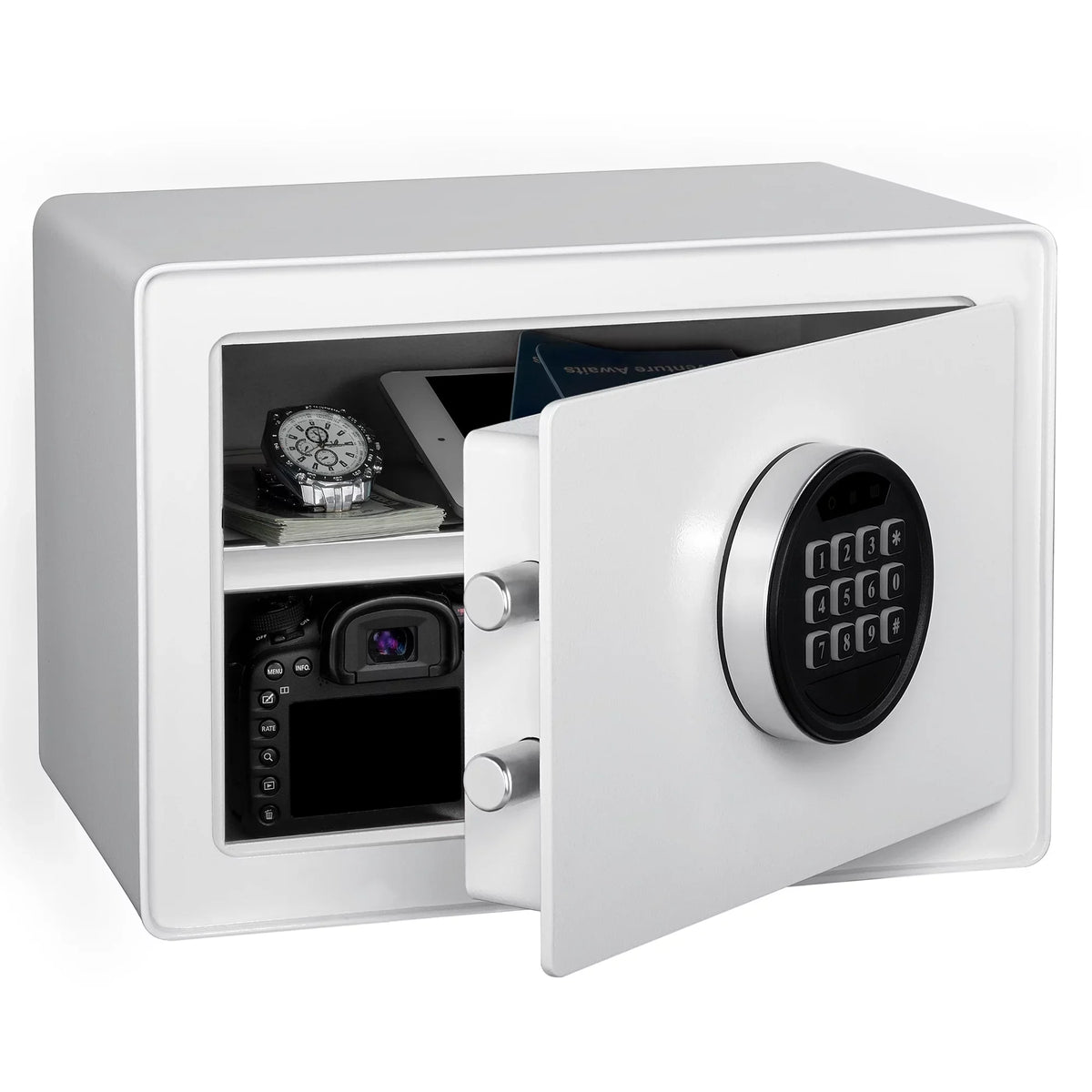 Key, + Shelf, with Backup Interior, Safes Gear Carpeted Lock, Pen Electronic CF 1 0.57 White