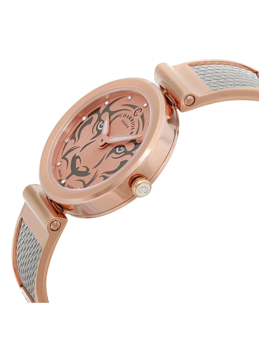 (Like Ladies Steel Forever New) Watch Pre-owned Tiger Charriol FE32.102.029