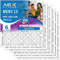 USA Filter to Furnace Filters Air Premium Air CLEAN 9 2200 MERV FPR Conditioner 13 AC AIRX 1500 AIR. 10x10x1 - 10x10x1 MPR Filter Pack Electrostatic 6 Pleated Made WICKED & by FILTERS Comparable HVAC