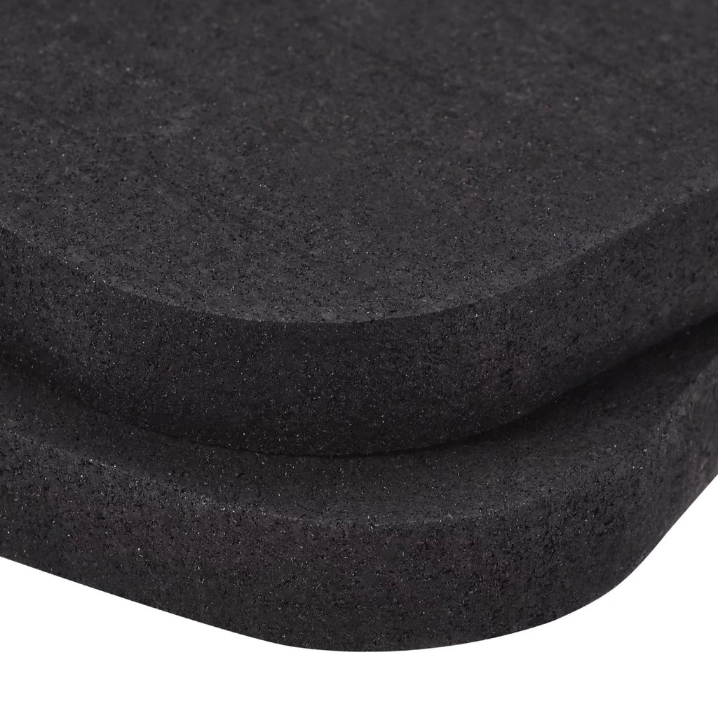 Pack Exercise Equipment for Uxcell Treadmill Mat Sound Mat-3.9"x3.9" Floor Black 6 Protection Reduction,