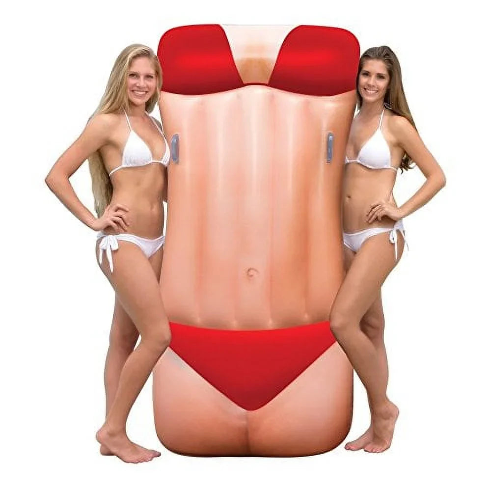 Floating Lounger Hot Beach Babe Bod Unique Pool
