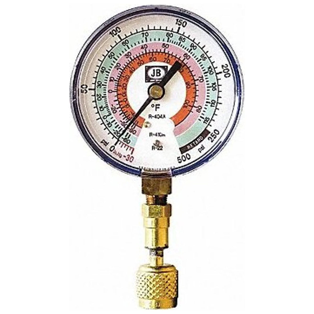 Test R-404A, Industries Jb R-22, R-410A Gauge,Blue,For QC-G820