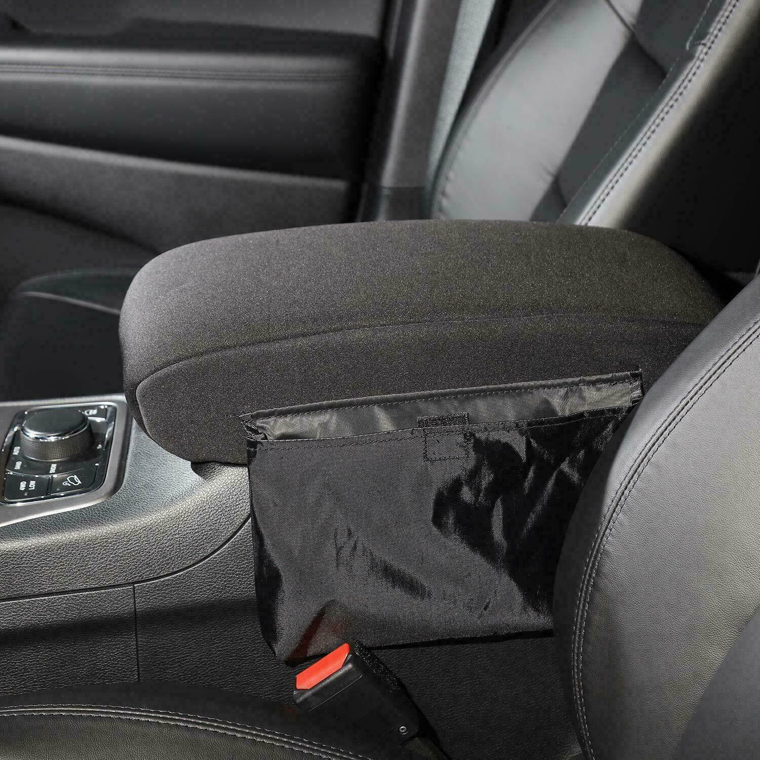 Armrest Cover Teledu Protector Cover Black Pad + Console
