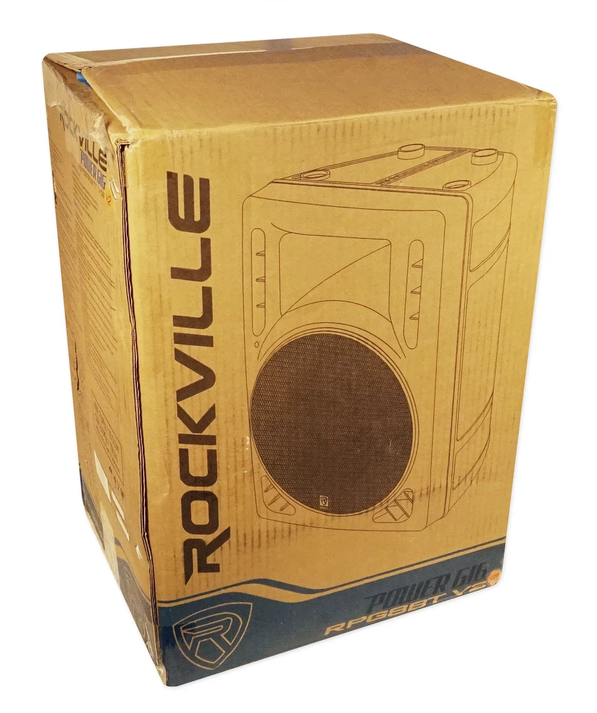 400W RPG8BT Powered Speaker PA 8 BlueTooth/Wireless/Remote/EQ Rockville V2 inch DJ