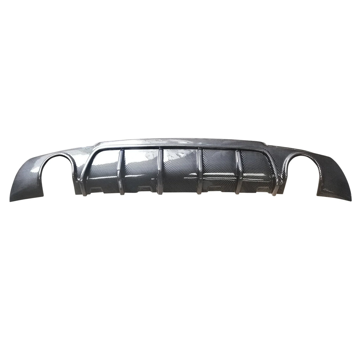 Exhaust Fiber 300 NINTE Chrysler Round Carbon for 2015-2023 Lip Style Diffuser SRT Rear