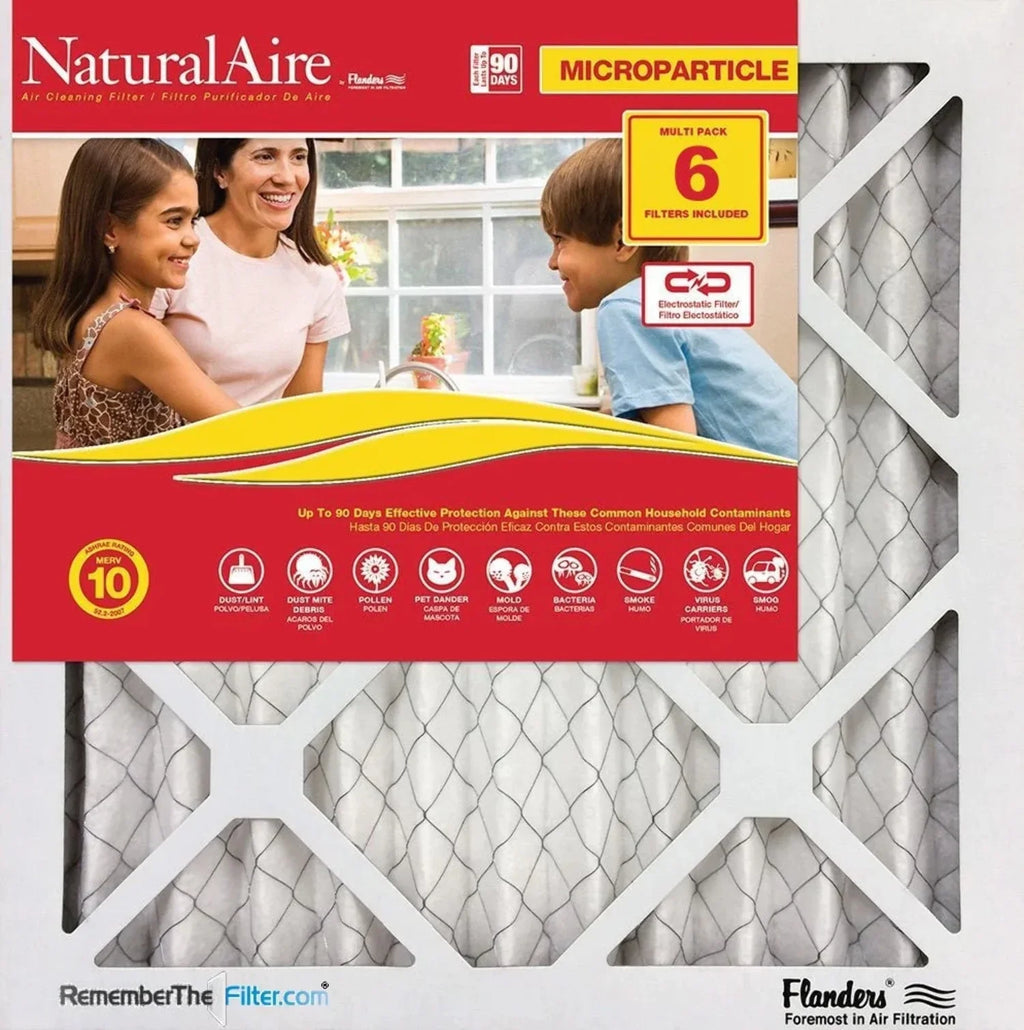 85256.011830 (6 18x30x1 pack) Microparticle 10 NaturalAire Filters MERV