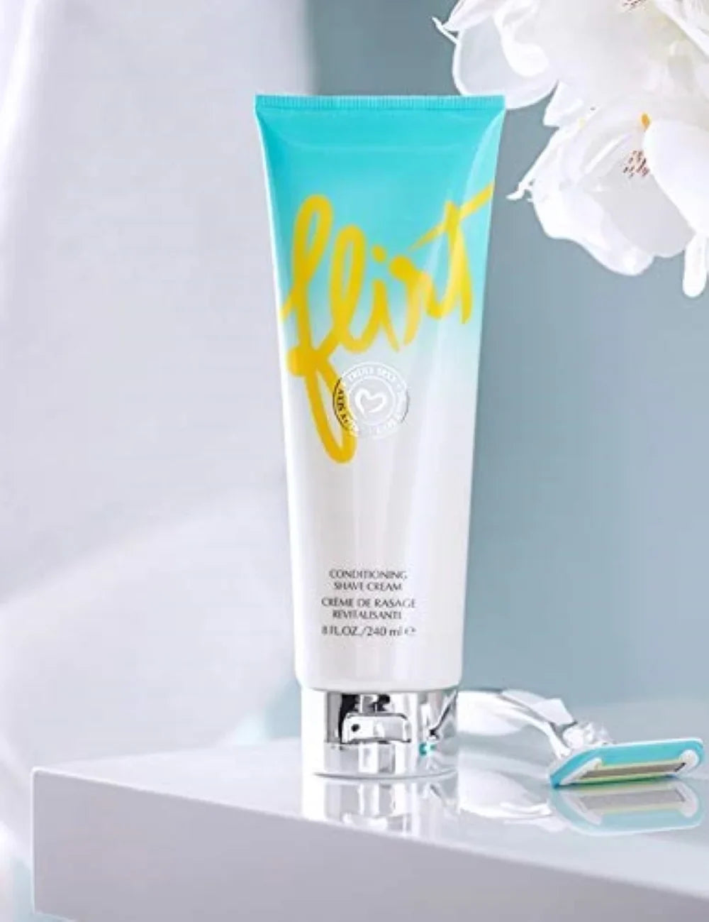 Shave Romance Bikini to Cream Shaving Smoothest Conditioning Sexy Coochy Experience and Cream, Flirt Cream, Legs, Scented Pure Underarms, Area, their Truly for Women