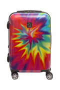 Dye Tie-Dye Inch Rolling Swirl Tie Rainbow Carry Suitcase Luggage, 22 Hardshell with On Wheels,