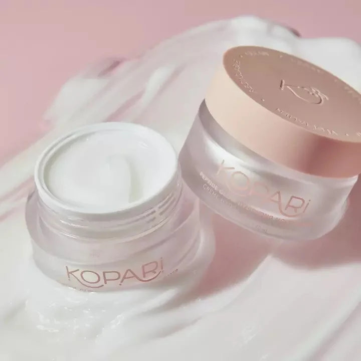 Oz Hydrating Kopari Cream Fl and Moisturizer, Lines Lightweight Glow Anti Vegan, Cruelty Moisturizing Smooth Free, Face 1.7 Fine Collagen, Supports Boosts Helps Face Aging, Peptide Wrinkles, Lotion,