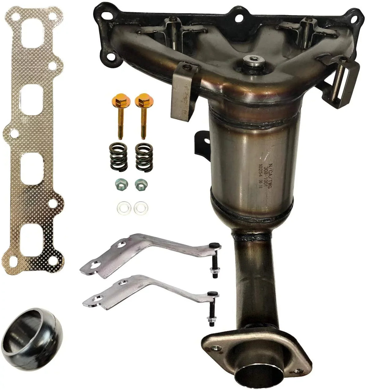 Catalytic Compass with New 2007-2013 Jeep Exhaust Manifold 2.4L Converter