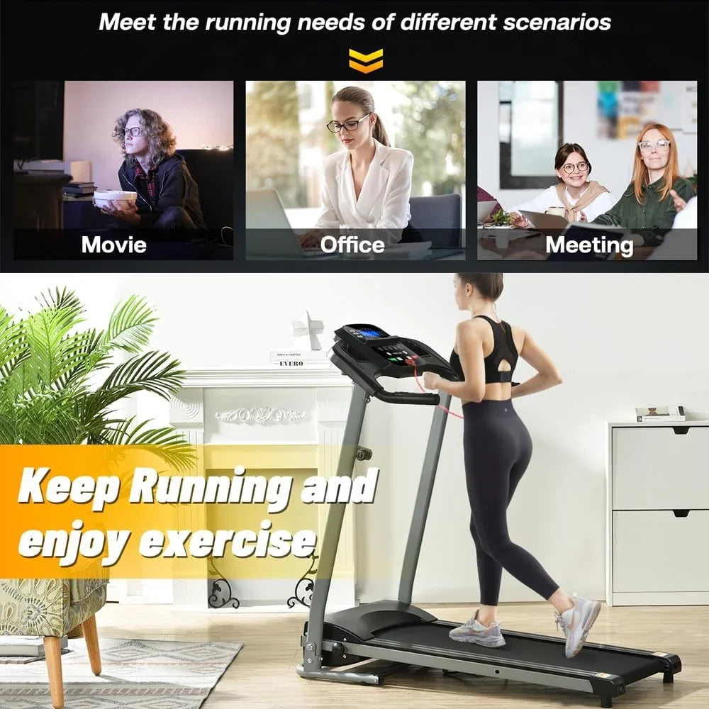 je Capacity Monitor jx 15 LED Apartment, Home Yone Treadmill Holder or Lock, and Foldable Home/Gym/Small for LB and Programs, Cup Preset with with Safety Treadmill, 250 Adjustable