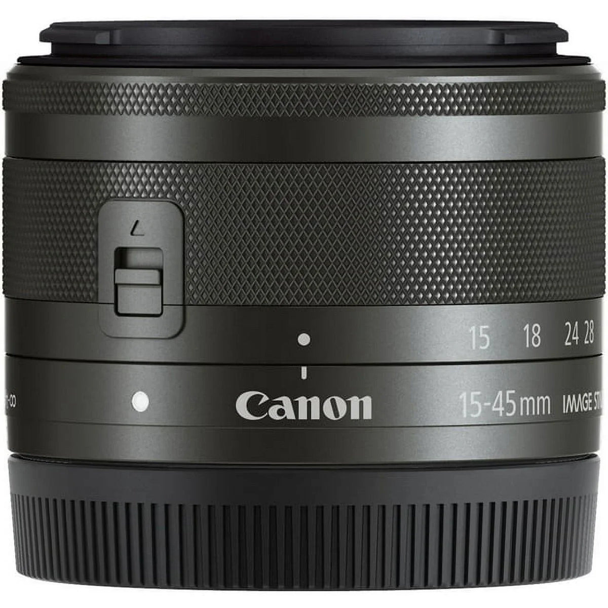 Bundle Basic STM 15-45mm PixiBytes IS f/3.5-6.3 - Canon Lens EF-M (Graphite)