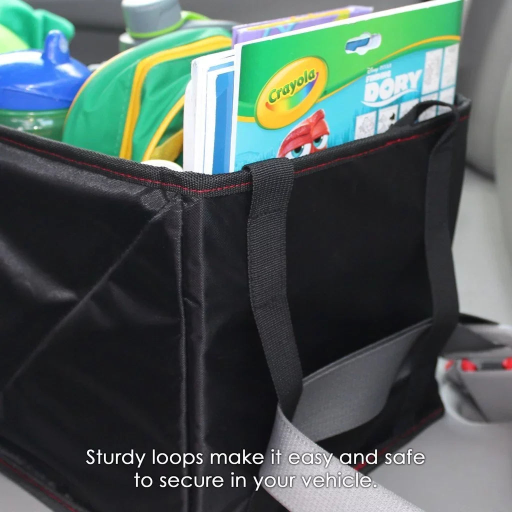 Gear Books, Great More Games Magazines, with Black Seat Featuring Organizer Adults, for Storage Documents, Front/Backseat 8 Stitching Lusso Kids Toys, Car Maps, Compartments Tissues, for and