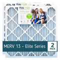 Pleated Home Filti 7500 20x20x2 (2 Pack) Furnace MERV 13 Filter HVAC Air