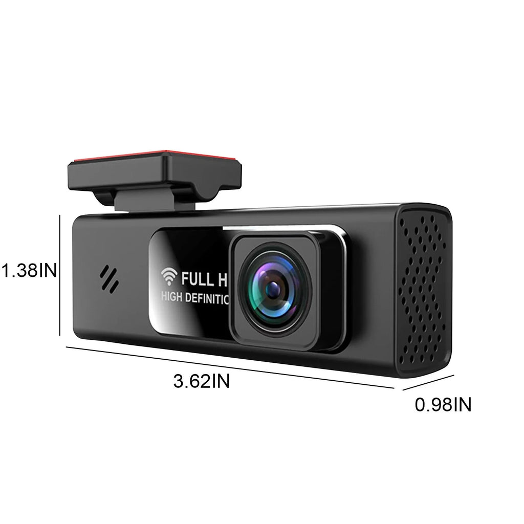 Hours for Built-in G-Sensor, Control App Loop WDR, Vision, Cam Cam Full Wi-Fi and & Rear Powerful Cars 1080P Smart Recording, Car, 24 Dash Night HD Built-in Front Clearance, Dash Monitor, Parking