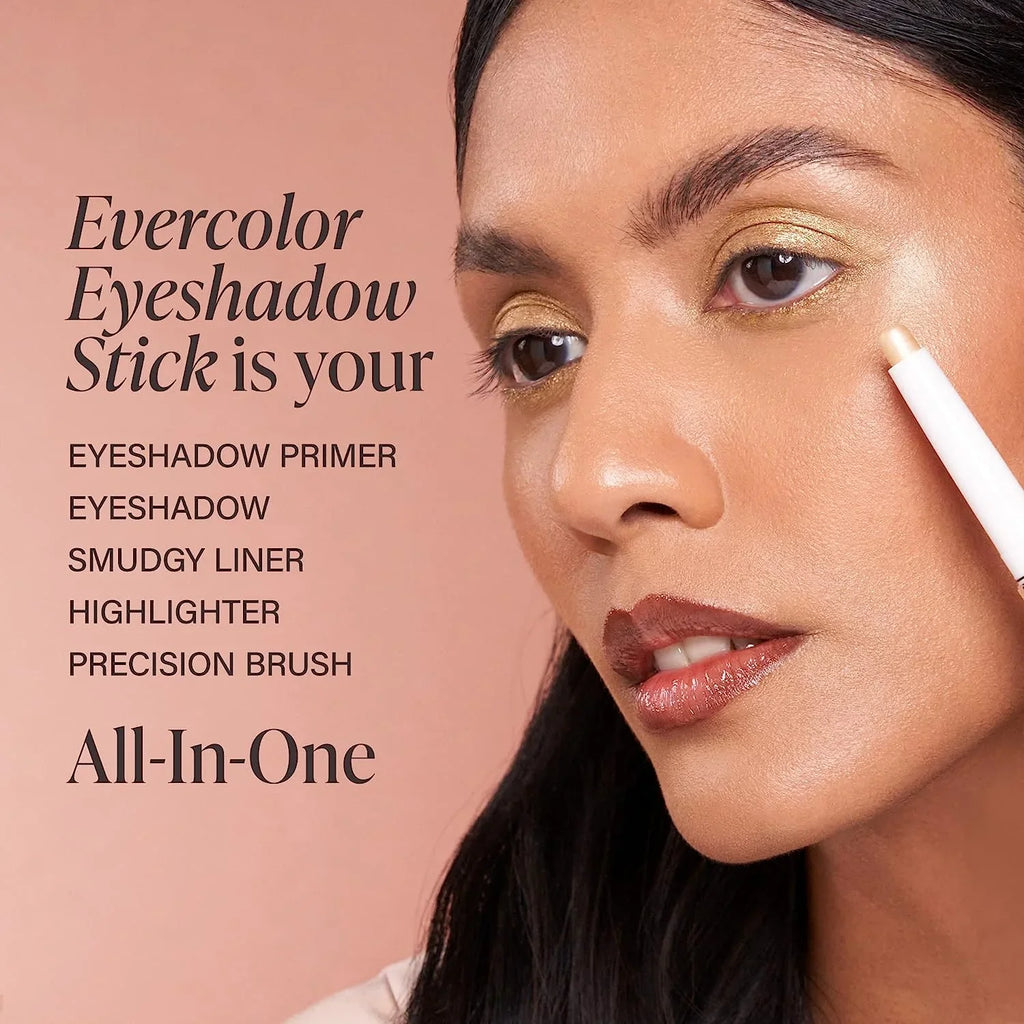 Cream - Buildable Mally and Waterproof Evercolor - Easy-to-Apply - Crease-Proof Beauty Stick Formula Eyeshadow Shadow Color Stick Fierce - Shimmer