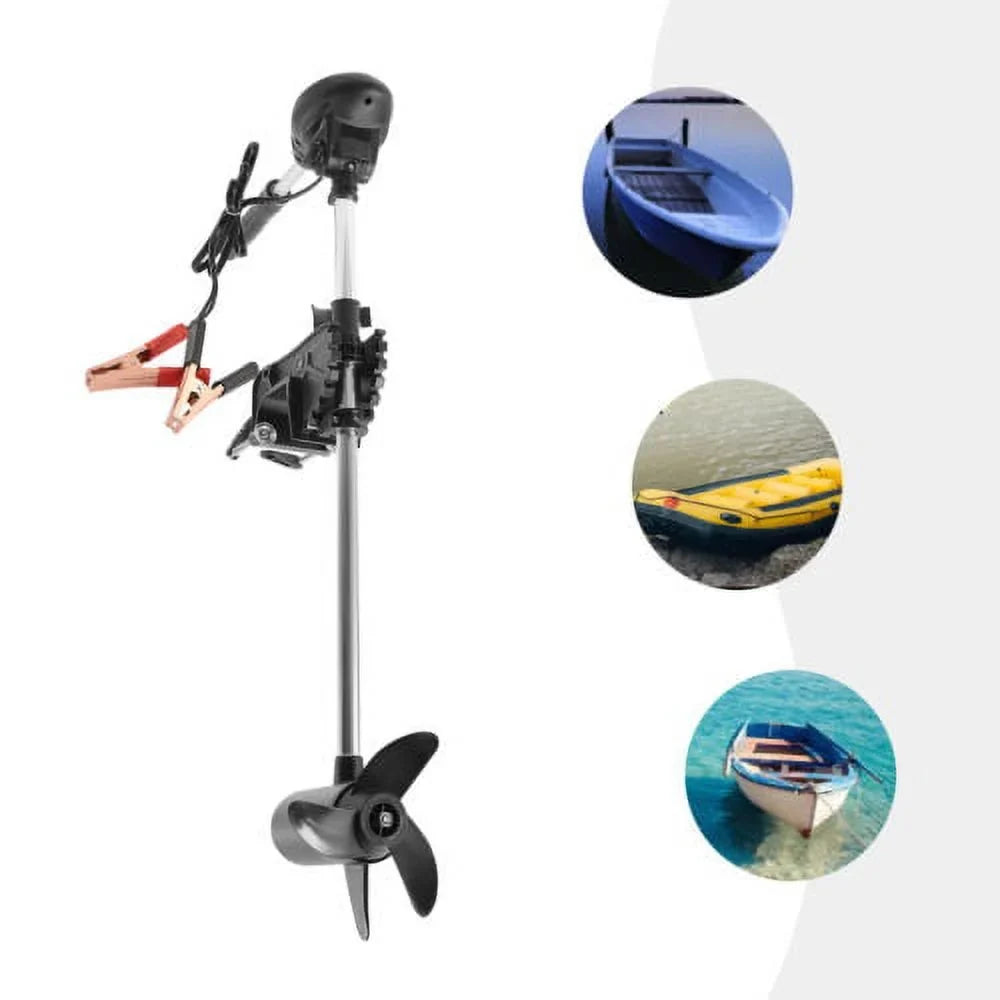 Engine 12V Fishing Electric Motor Trolling Motor Foldable 60lbs Outboard Boat