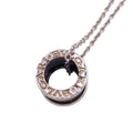 the Charity B. BVLGARI Necklace Pre-Owned Women's 925 Zero Black Z0005229 Men's (Fair) One Children Save