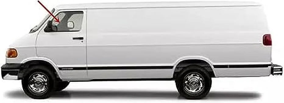 Left Driver Van Door Door Front Ram 1998-2003 Window 3500) 2500 Dodge (1500 Compatible with Glass Models