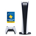 Wireless - With SSD Membership 5 3 - Month Controller 825GB with White Digital Digital All - Version, Plus PS Console PS5 PlayStation
