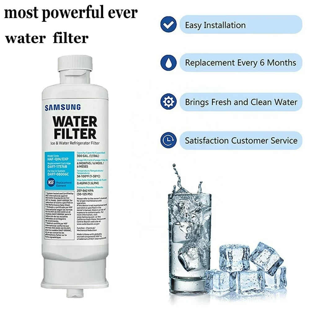 with of DA97-17376B DA97-17376B Compatible Filter,Pack 3 Water Replacement