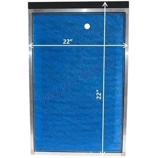 Pads MicroPower RAYAIR (3 Guard 22x22 Replacement Filter Compatible Air Pack) with SUPPLY Cleaner BLUE