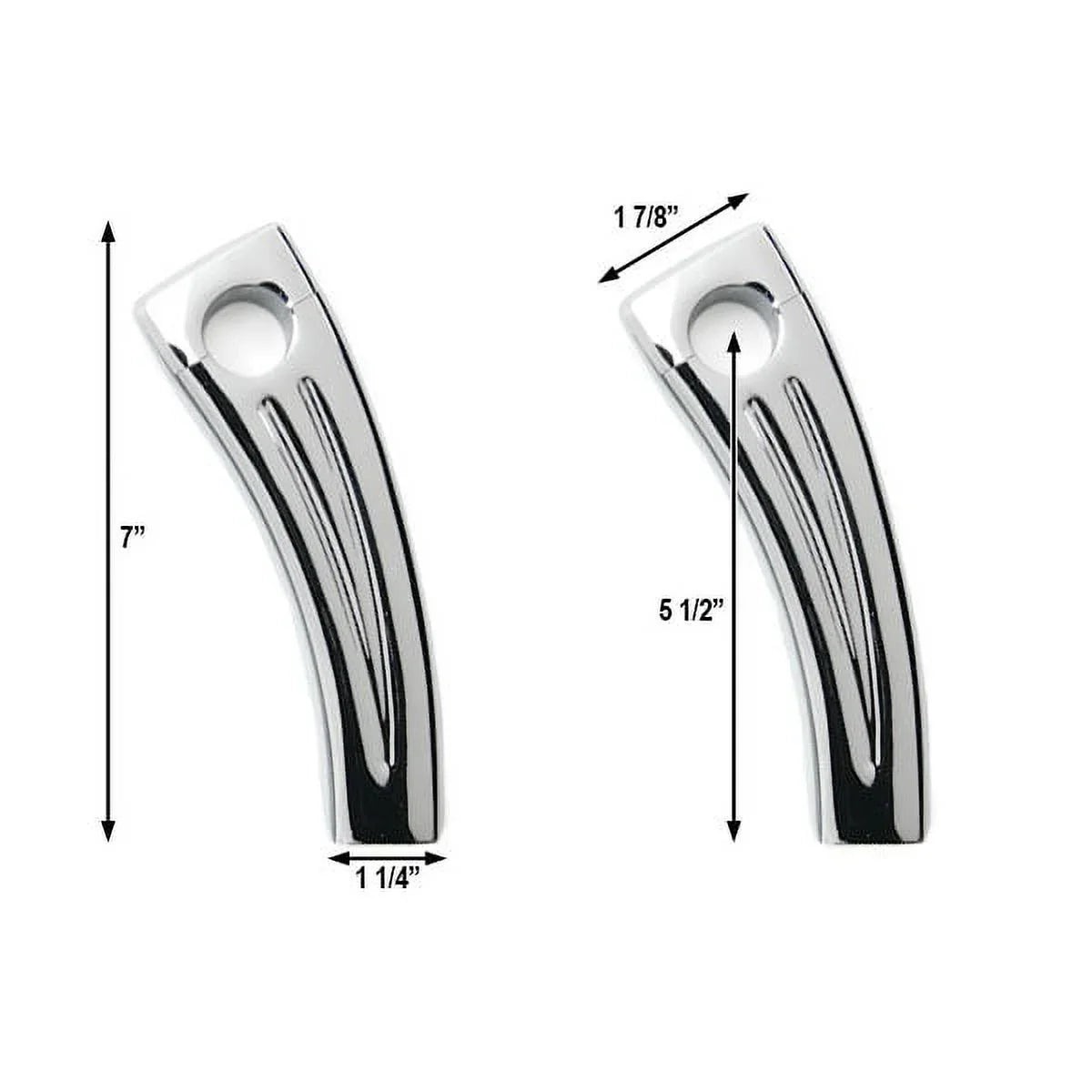 RD Motorcycle Krator Compatible 650 with 750 Riser Chrome YX CS 600 5.5" 350 Pullback TX 500 400 SR Handlebar Yamaha